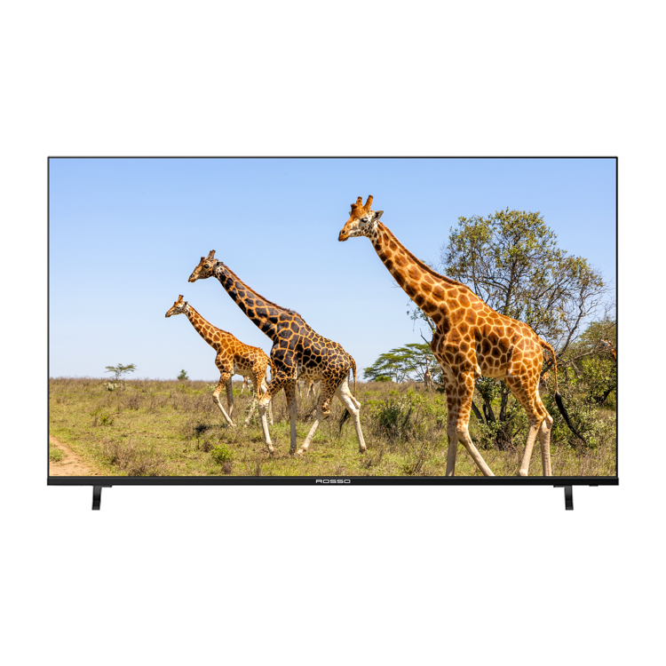Безрамочный телевизор Rosso 50RU90 UHD Smart