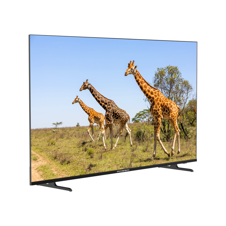 Безрамочный телевизор Rosso 50RU90 UHD Smart